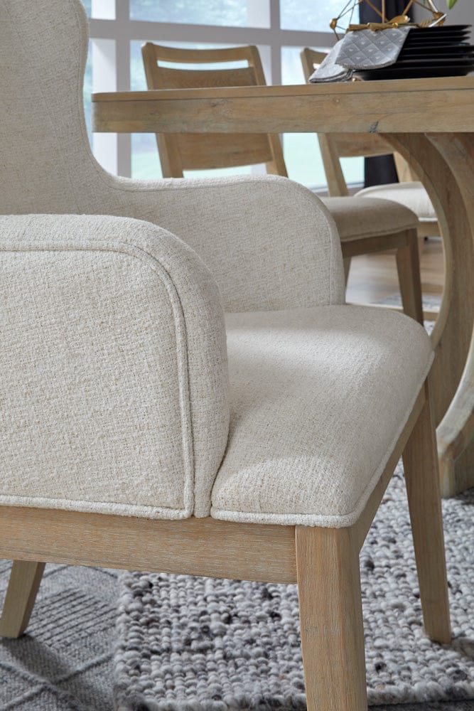 Magnussen - Somerset Butternut Upholstered Arm Chair Two Pack - D5684-73 view 10