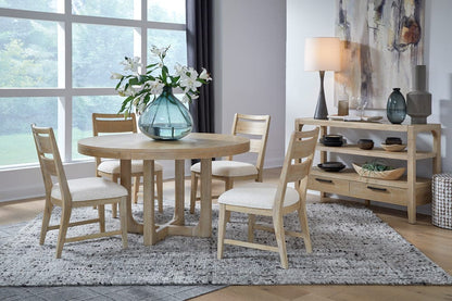Magnussen - Somerset Butternut Upholstered Side Chair Two Pack - D5684-62 view 10