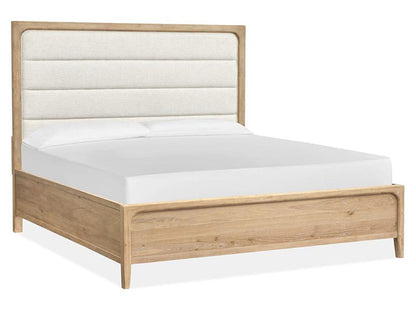 Magnussen - Somerset Complete Queen Panel Bed w/Upholstered Headboard - B5684-55 view 1
