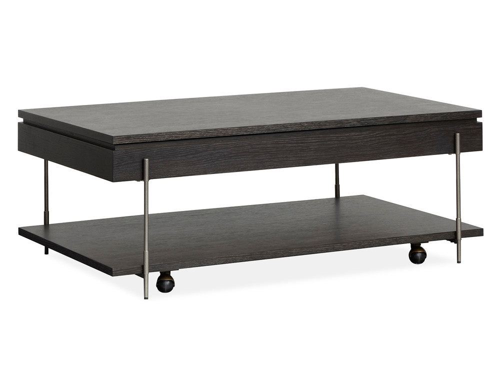 Magnussen - Spencer Dark Briarsmoke Lift Top Storage Cocktail Table With Casters - T5897-50 view 1