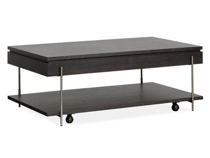 Magnussen - Spencer Dark Briarsmoke Lift Top Storage Cocktail Table With Casters - T5897-50 view 1