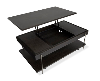 Magnussen - Spencer Dark Briarsmoke Lift Top Storage Cocktail Table With Casters - T5897-50 view 5