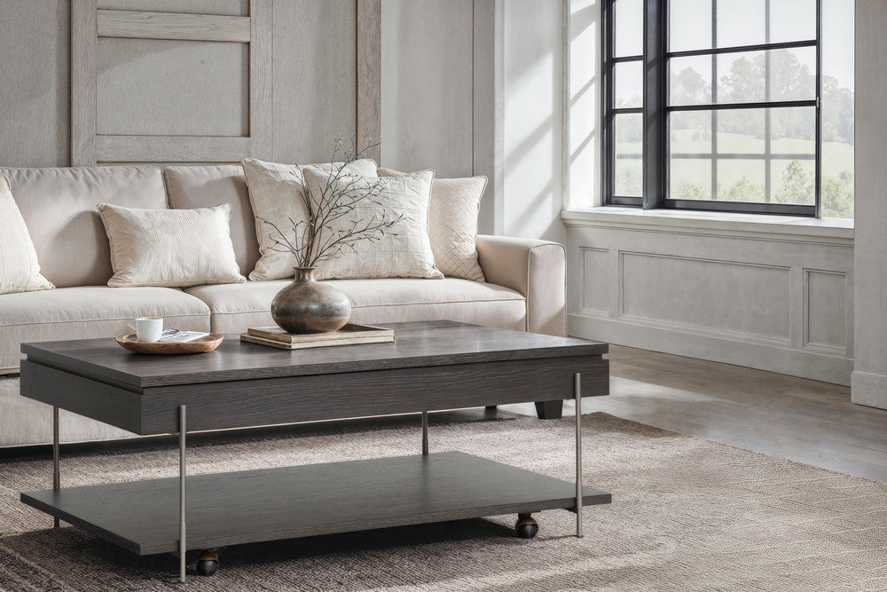 Magnussen - Spencer Dark Briarsmoke Lift Top Storage Cocktail Table With Casters - T5897-50 view 7