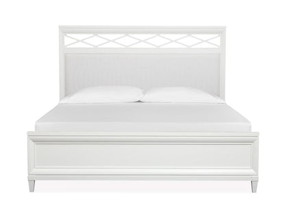 Magnussen - Springhouse Whisper White California King Upholstered Panel Bed - B5993-75 view 2