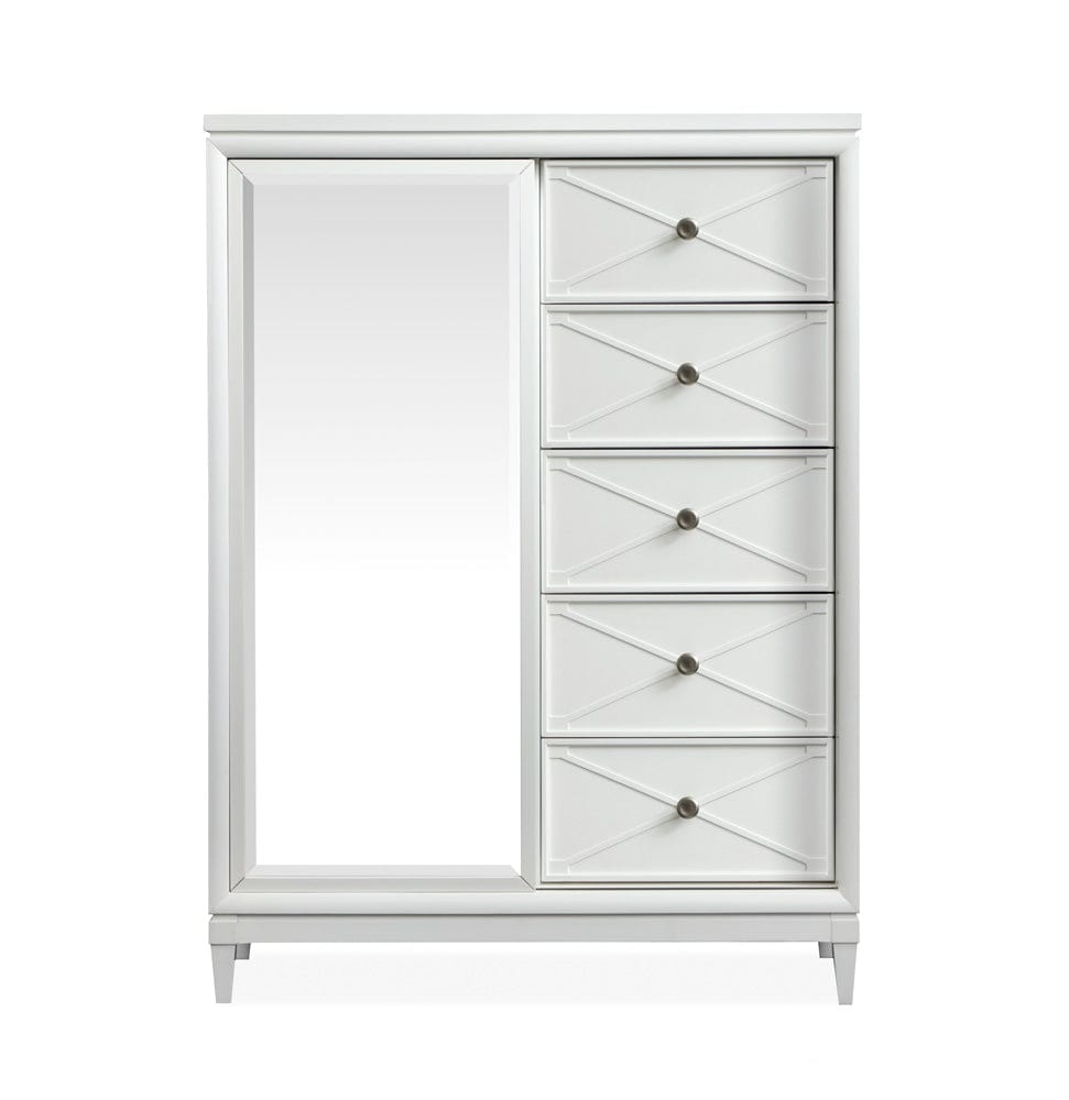 Magnussen - Springhouse Whisper White Door Chest - B5993-13 view 3
