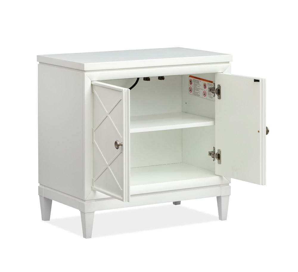 Magnussen - Springhouse Whisper White Door Nightstand - B5993-03 view 4