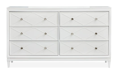 Magnussen - Springhouse Whisper White Double Drawer Dresser - B5993-22 view 2