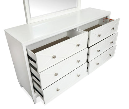Magnussen - Springhouse Whisper White Double Drawer Dresser - B5993-22 view 3