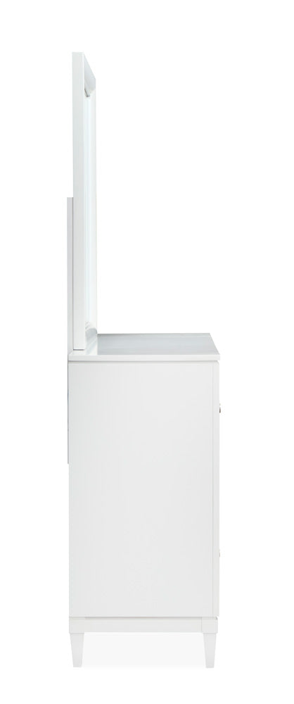Magnussen - Springhouse Whisper White Double Drawer Dresser With Landscape Mirror - B5993-2240 view 3