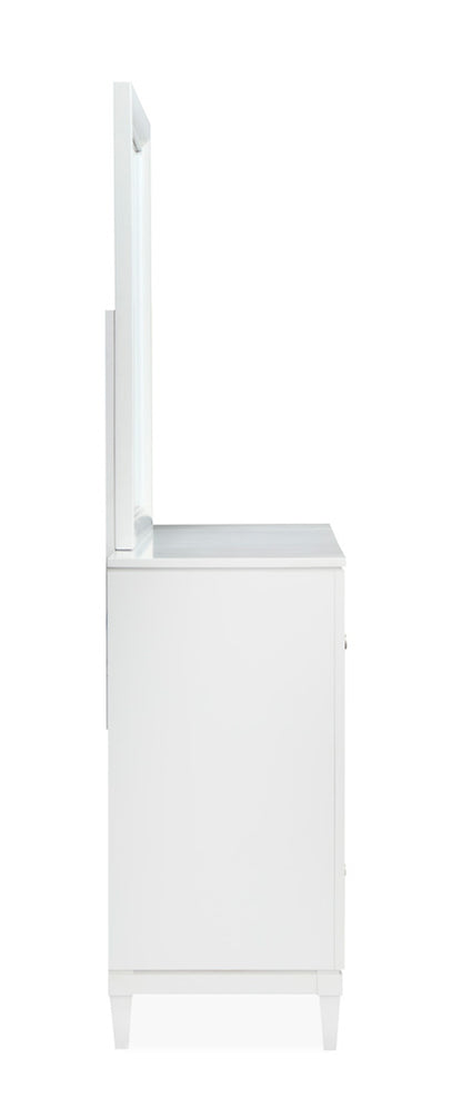 Magnussen - Springhouse Whisper White Double Drawer Dresser With Landscape Mirror - B5993-2240 view 3