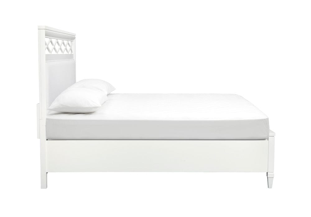 Magnussen - Springhouse Whisper White King Upholstered Panel Bed - B5993-65 view 3