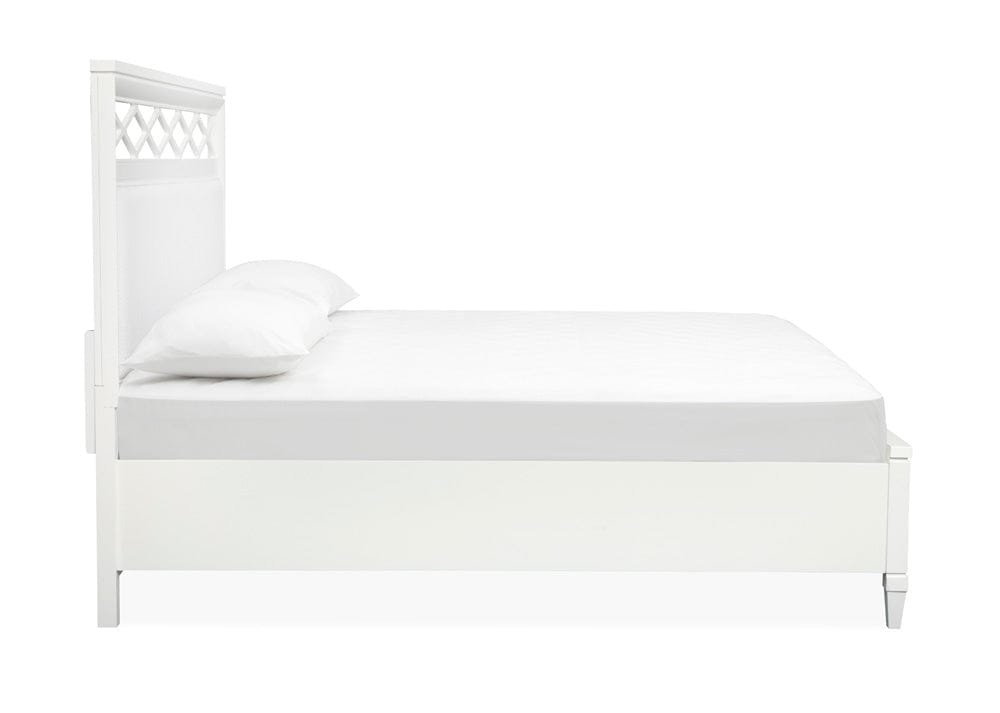Magnussen - Springhouse Whisper White Queen Upholstered Panel Storage Bed - B5993-55A view 4