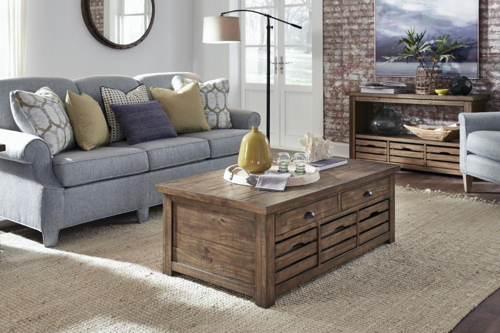 Magnussen - Stratton Lift Top Storage Cocktail Table ( Casters) - T4481-50 veiw 3