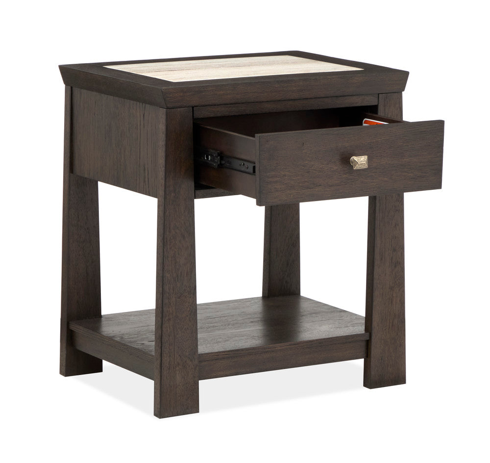 Magnussen - Tauren Cal.King Panel Bed With Open Nightstand - B6434-74-KIT6 view 7