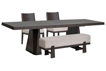 Magnussen - Tauren Coffee Bean Extendable Double Pedestal Dining Table With 2 Side Chairs And Bench - D6434-32-KIT28 view 1