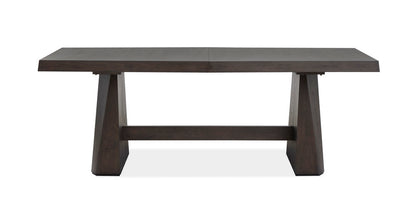 Magnussen - Tauren Coffee Bean Extendable Double Pedestal Dining Table With 2 Upholstered Side Chairs Bench And Buffet - D6434-32-KIT36 view 4