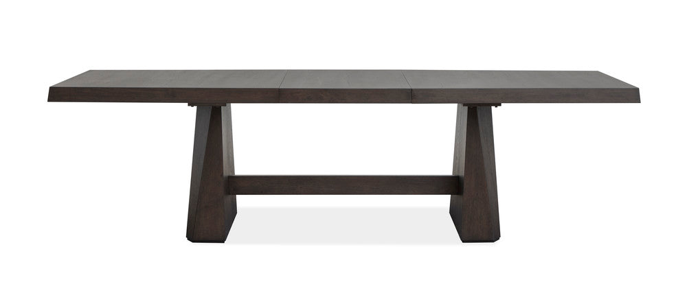 Magnussen - Tauren Coffee Bean Extendable Double Pedestal Dining Table With 4 Side Chairs And Buffet - D6434-32-KIT3 view 5