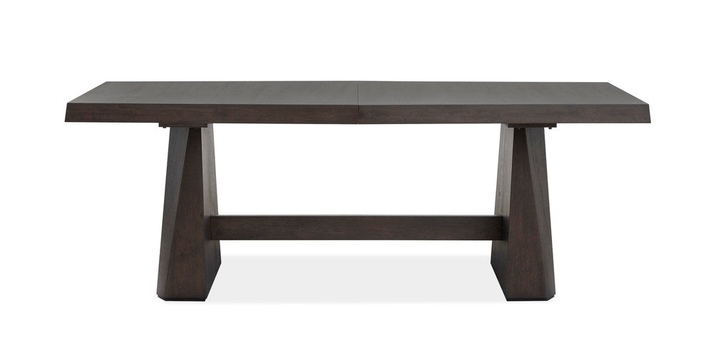 Magnussen - Tauren Coffee Bean Extendable Double Pedestal Dining Table With 8 Side Chairs - D6434-32-KIT7 view 4