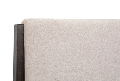 Magnussen - Tauren Coffee Bean Queen Upholstered Panel Bed And Double Drawer Dresser With Shaped Mirror - B6434-55-KIT3 view 7
