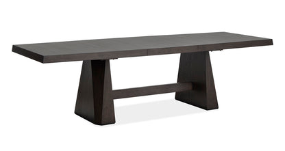 Magnussen - Tauren Coffee Bean Trestle Dining Table With 2 Benches And Buffet - D6434-32-KIT45 view 2