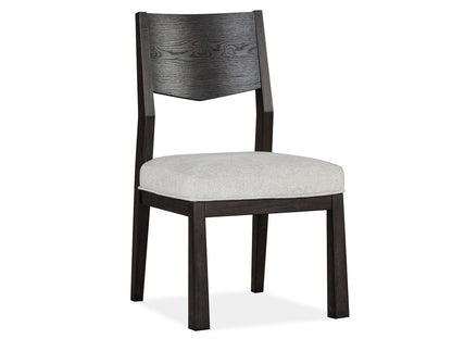 Magnussen - Tauren Coffee Bean Trestle Dining Table With 2 Side Chairs 2 Upholstered Side Chairs And Buffet - D6434-21-KIT21 view 6