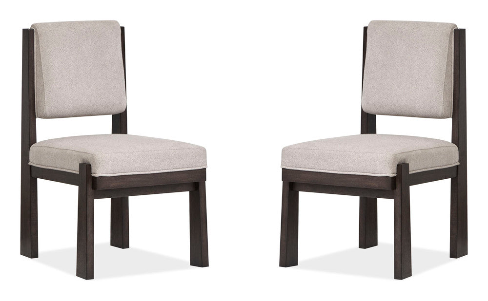 Magnussen - Tauren Coffee Bean Trestle Dining Table With 6 Upholstered Side Chairs - D6434-21-KIT13 view 5