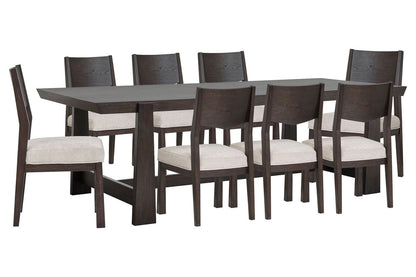 Magnussen - Tauren Coffee Bean Trestle Dining Table With 8 Side Chairs - D6434-21-KIT7 view 1