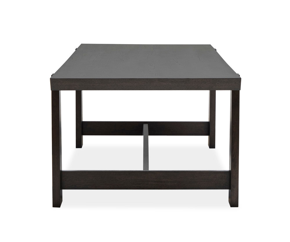Magnussen - Tauren Coffee Bean Trestle Dining Table With 8 Side Chairs - D6434-21-KIT7 view 4