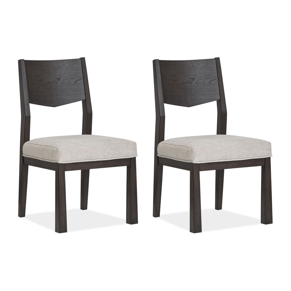 Magnussen - Tauren Coffee Bean Upholstered Side Chair Two Pack - D6434-62 view 1