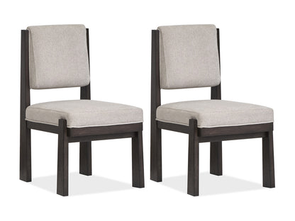 Magnussen - Tauren Coffee Bean Upholstered Side Chair Two Pack - D6434-63 view 1