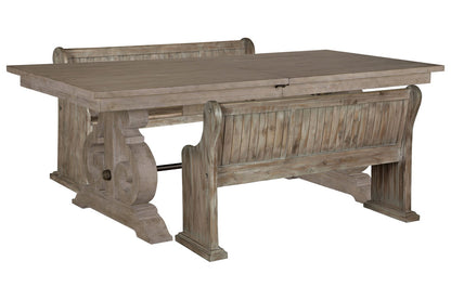 Magnussen - Tinley Park Dove Tail Grey Extendable Rectangular Dining Table With 2 Benches - D4646-20-KIT41 view 1