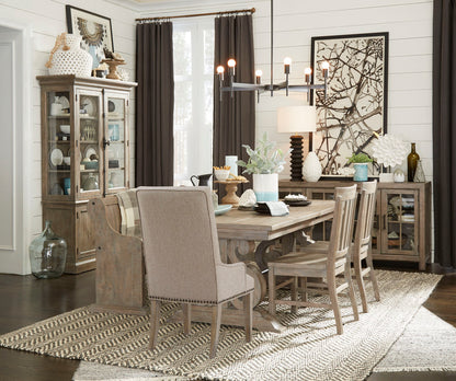 Magnussen - Tinley Park Dove Tail Grey Extendable Rectangular Dining Table With 4 Side Chairs - D4646-20-KIT1 view 7