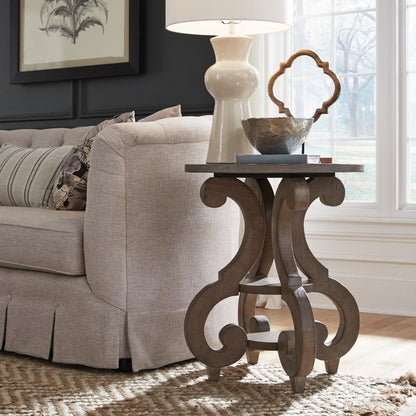 Magnussen - Tinley Park Round Accent End Table - T4646-35 veiw 2