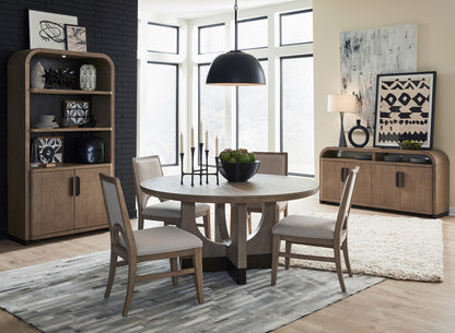 Magnussen - Tristan Swiss Coffee 60" Round Dining Table - D5878-23 view 5