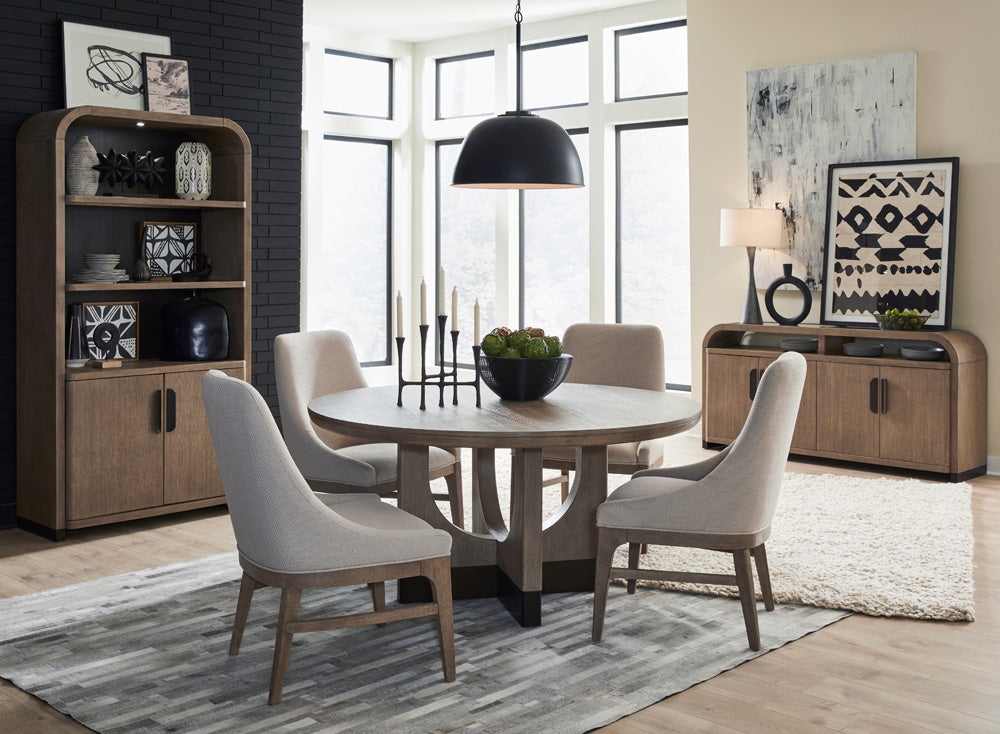 Magnussen - Tristan Swiss Coffee 60" Round Dining Table - D5878-23 view 6