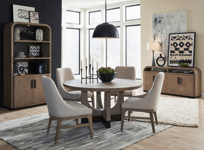Magnussen - Tristan Swiss Coffee 60" Round Dining Table - D5878-23 view 6