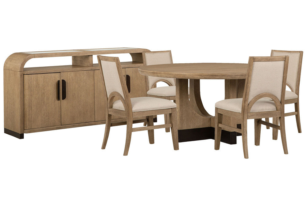 Magnussen - Tristan Swiss Coffee 60" Round Dining Table With 4 Side Chairs And Sideboard - D5878-23-KIT2 view 1