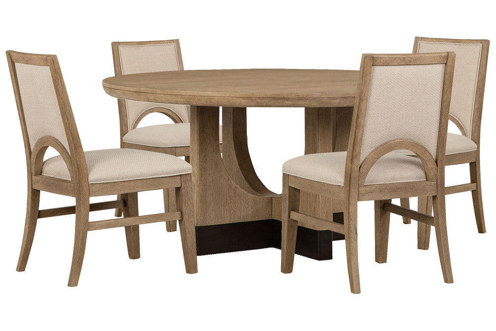 Magnussen - Tristan Swiss Coffee 60" Round Dining Table With 4 Side Chairs - D5878-23-KIT1 view 1