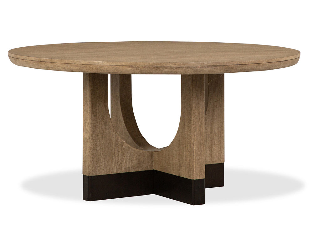 Magnussen - Tristan Swiss Coffee 60" Round Dining Table With 4 Side Chairs Sideboard And Dining Cabinet - D5878-23-KIT3 view 2