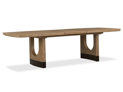 Magnussen - Tristan Swiss Coffee Extendable Trestle Dining Table - D5878-21 view 4