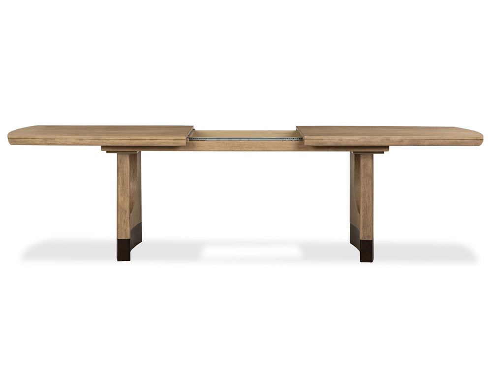 Magnussen - Tristan Swiss Coffee Extendable Trestle Dining Table - D5878-21 view 7