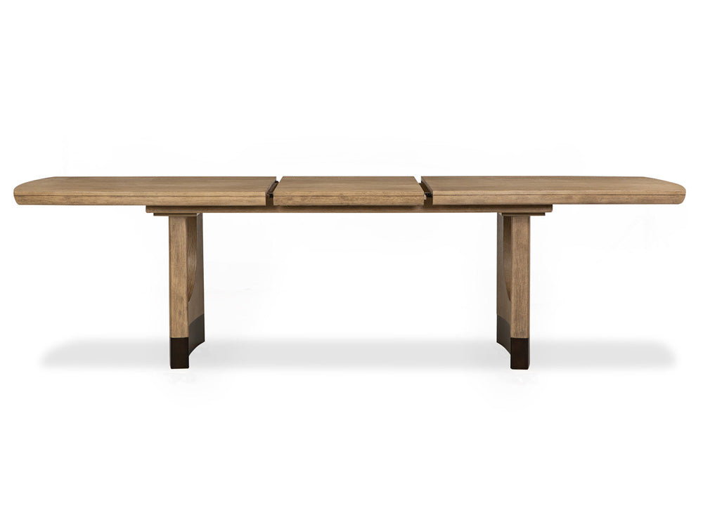 Magnussen - Tristan Swiss Coffee Extendable Trestle Dining Table - D5878-21 view 8