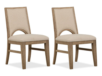 Magnussen - Tristan Swiss Coffee Upholstered Side Chair Two Pack - D5878-64 view 1
