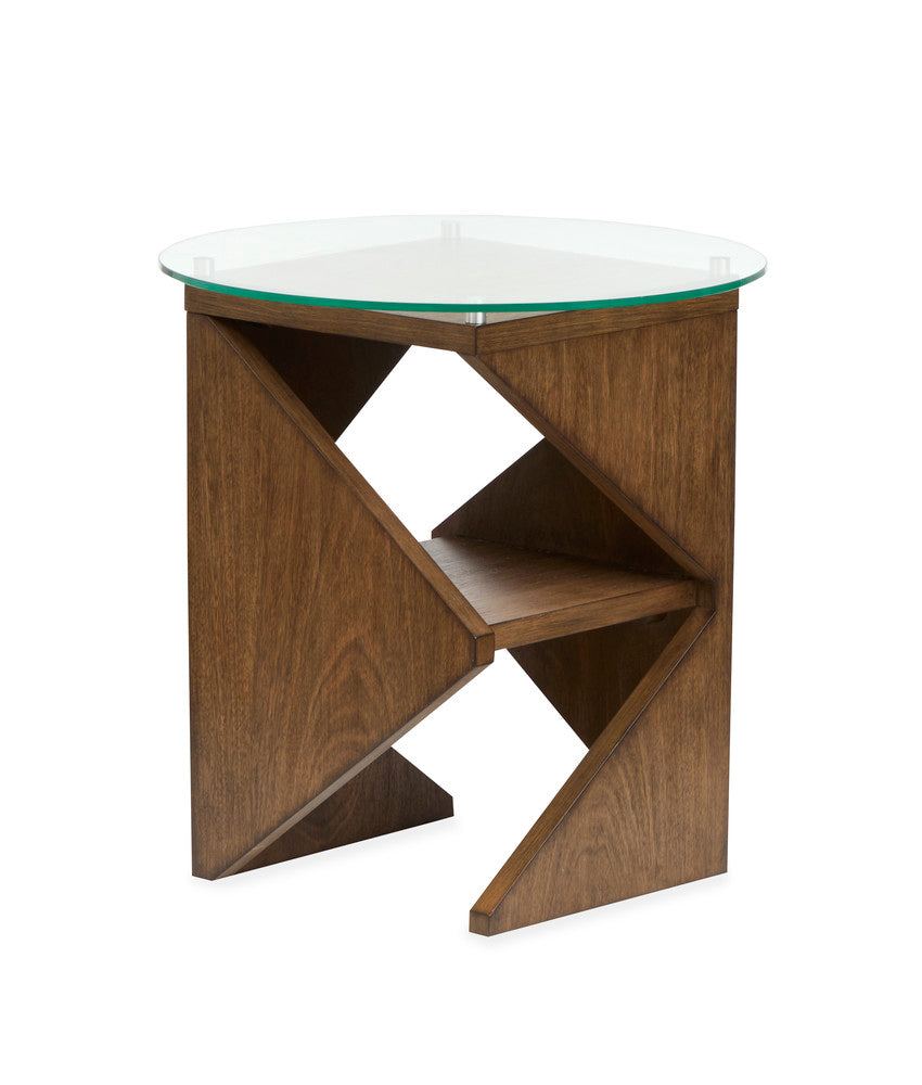 Magnussen - Vector Russet Round Accent Table - T6502-35 view 1