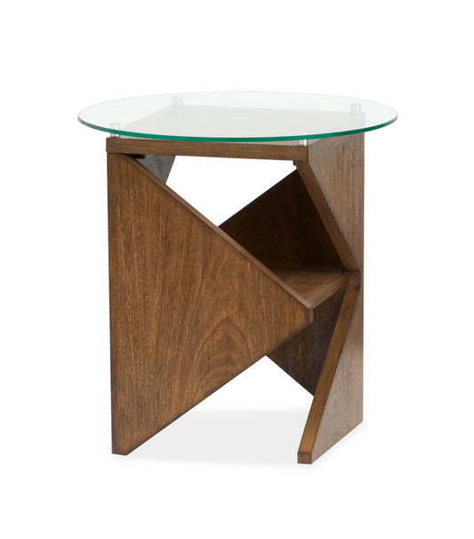Magnussen - Vector Russet Round Accent Table - T6502-35 view 2