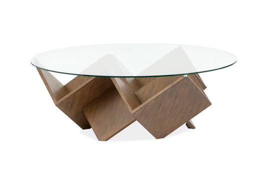 Magnussen - Vector Russet Round Cocktail Table 2 Accent Tables With Sofa Table - T6502-45-KIT3 view 2