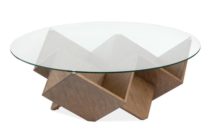 Magnussen - Vector Russet Round Cocktail Table - T6502-45 view 6