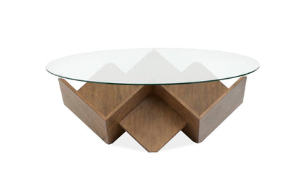 Magnussen - Vector Russet Round Cocktail Table With 2 Accent Tables - T6502-45-KIT2 view 5