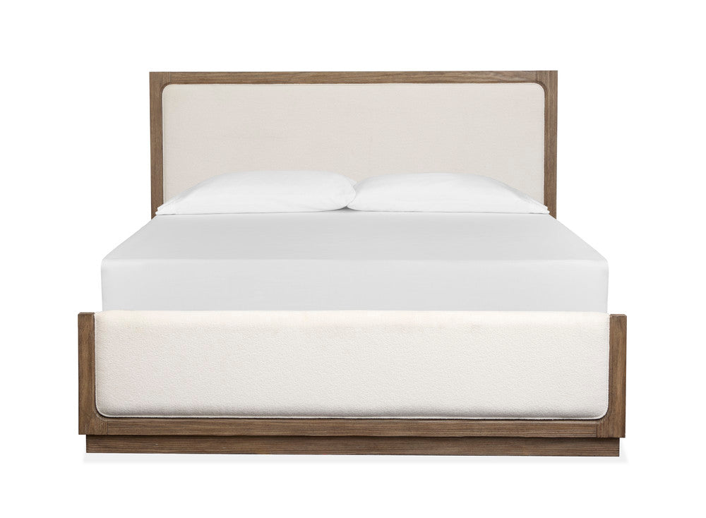 Magnussen - Westbourne Dark Umber California King Upholstered Panel Bed With 2 Nightstands - B5888-75-KIT2 view 3