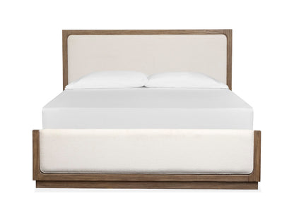 Magnussen - Westbourne Dark Umber California King Upholstered Panel Bed With Door Nightstand - B5888-75-KIT7 view 3